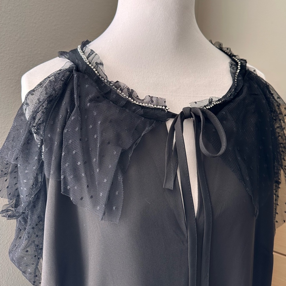 Libby Edelman Black Sleeveless Dress - Picture 2 of 10